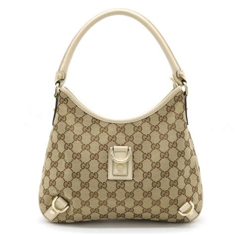 gucci 130738|GUCCI GG Canvas Abbey 130738 Black Leather Women's.